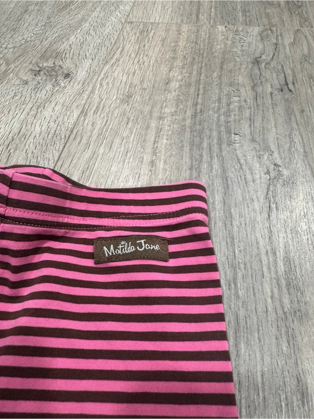 Matilda Jane Friendly Mime Striped Ruffle Leggings